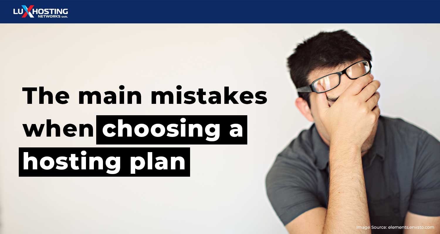 The main mistakes when choosing shared hosting plan