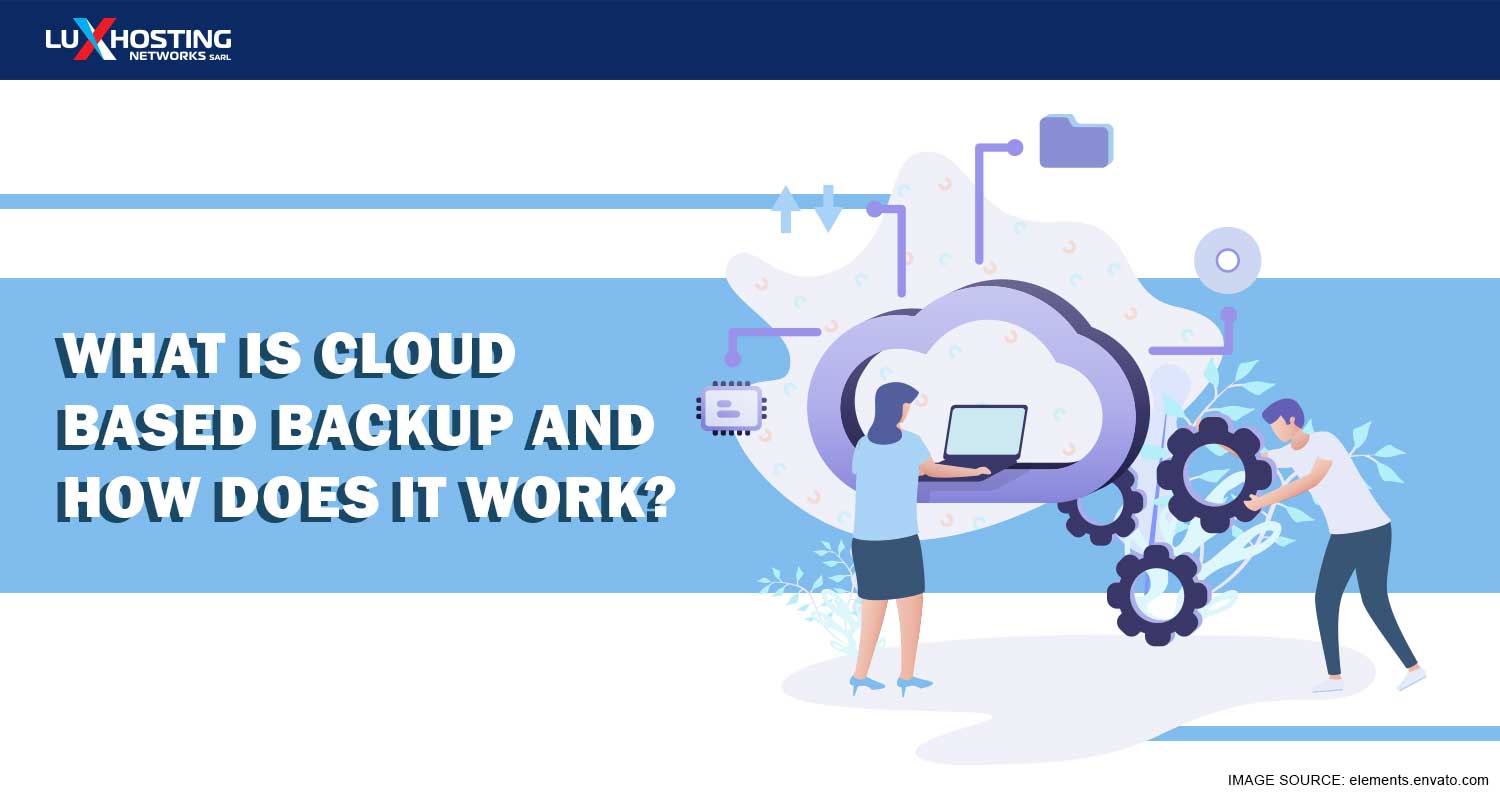 What is web based backup and how does it work?