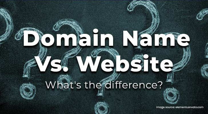 What's the difference? Domain Name Vs. Website