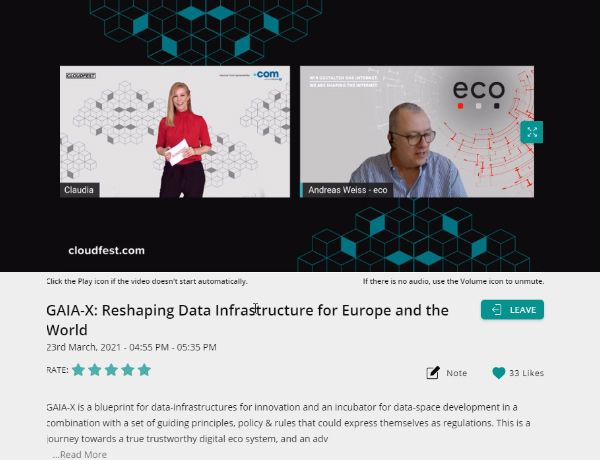 GAIA-X Reshaping Data Infrastructure for Europe